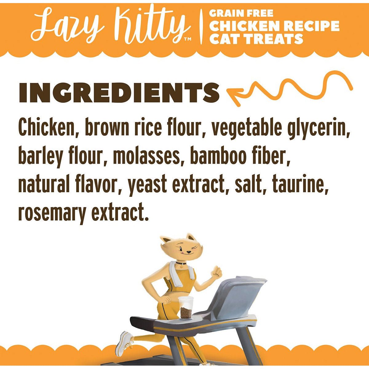 Lazy Kitty Air - Dried Grain - Free Cat Treats – Chicken Recipe 3oz / 85gm - Shopivet.com