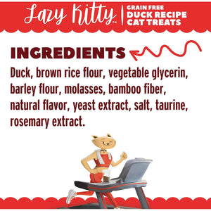Lazy Kitty Air - Dried Grain - Free Cat Treats – Duck Recipe 3oz / 85gm - Shopivet.com