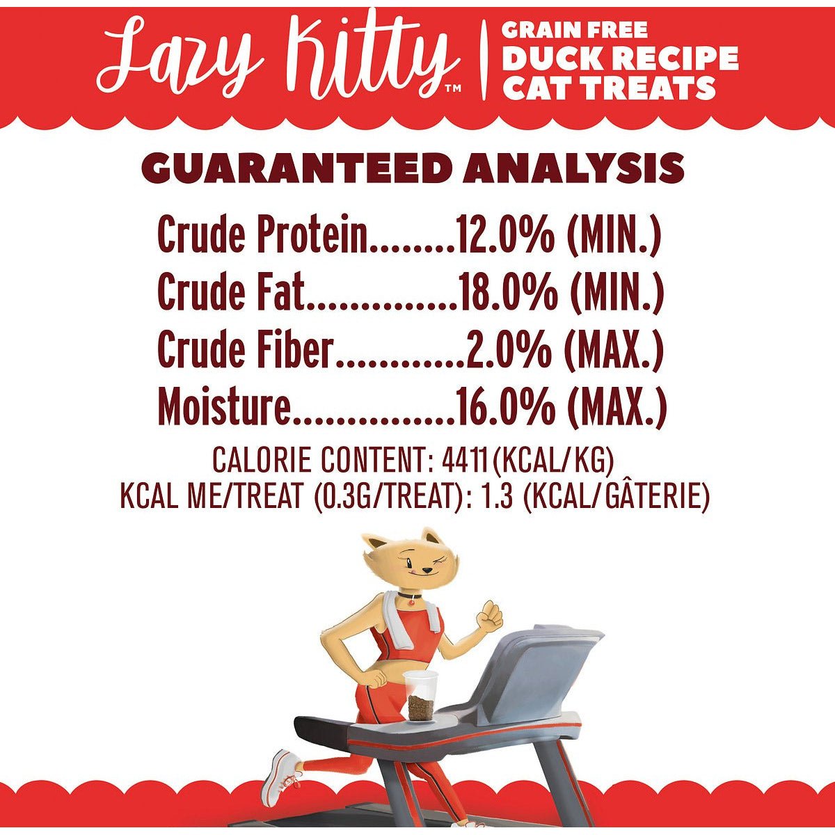 Lazy Kitty Air - Dried Grain - Free Cat Treats – Duck Recipe 3oz / 85gm - Shopivet.com