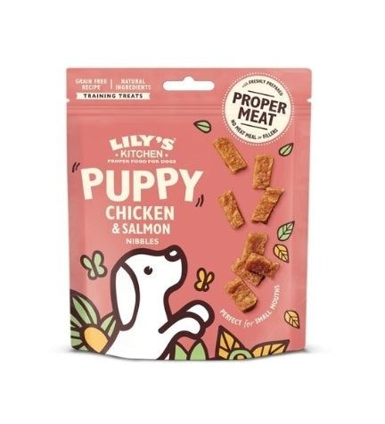 Lily's Kitchen Chicken Nibbles with Salmon Puppy Treats 70g - 70g - Shopivet.com