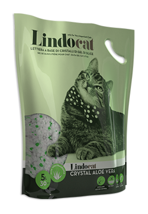 LindoCat Crystal Aloe Vera Scent (Silicagel) -  5 L