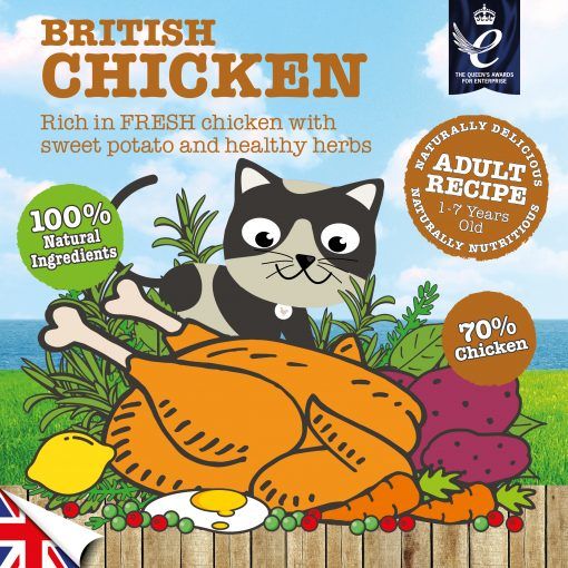 Little BigPaw British Chicken Adult Dry Cat Food - 1.5kg - Shopivet.com