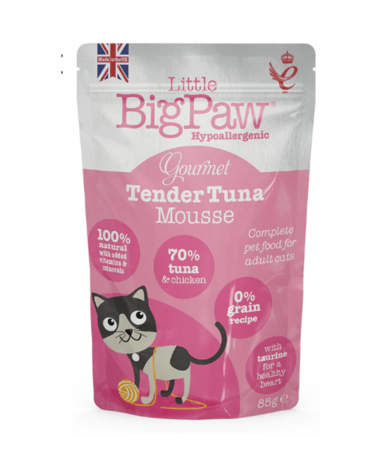 Little BigPaw Gourmet Atlantic Tuna Mousse Wet Cat Food 85g - 85G - Shopivet.com