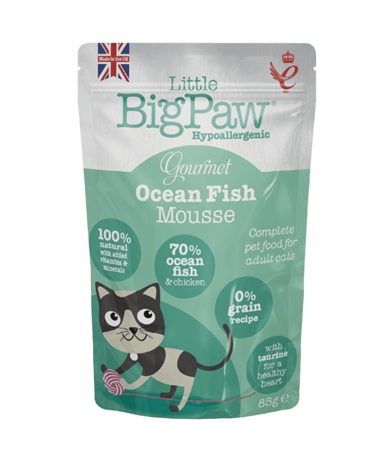 Little BigPaw Gourmet Ocean Fish Mousse Wet Cat Food 85g - 85G - Shopivet.com