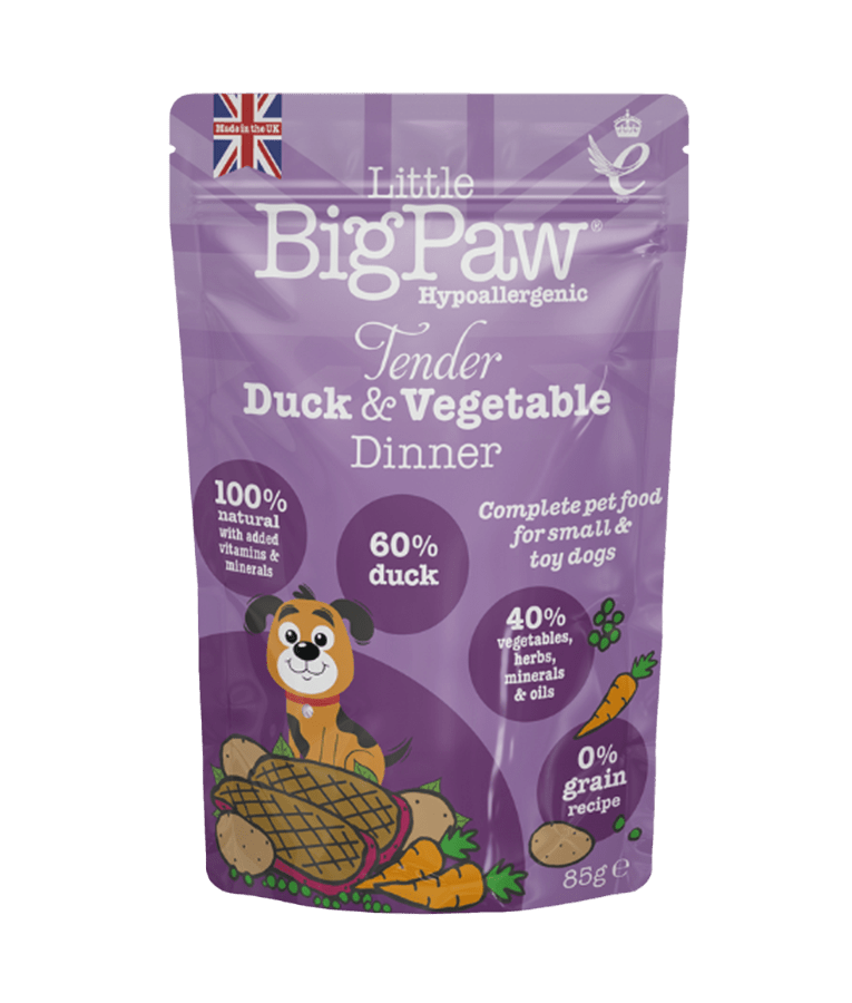 Little BigPaw Tender Duck & Vegetable Dinner Wet Dog Food 150g - 150g - Shopivet.com