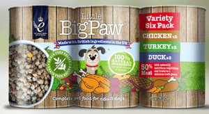 Little BigPaw Variety Pack Adult Wet Dog Food 6x390g - Shopivet.com
