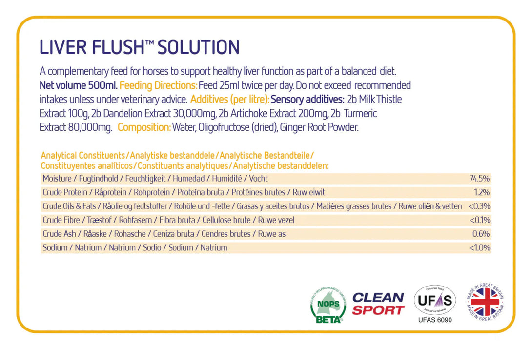 LIVER FLUSH™ SOLUTION 500ml - Shopivet.com