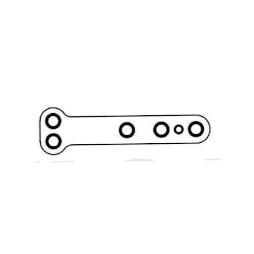 Lock T Plate 2.0mm 5 Hole 32mm - Shopivet.com