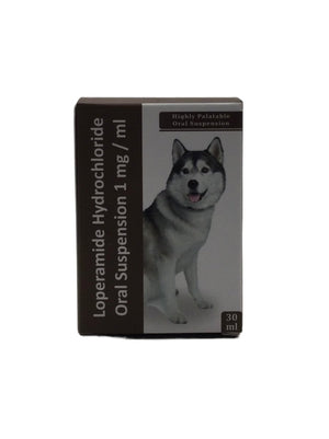 Loperamide Hydrochloride Antidiarrheal Oral Suspension 1mg/ml 30ml - Shopivet.com