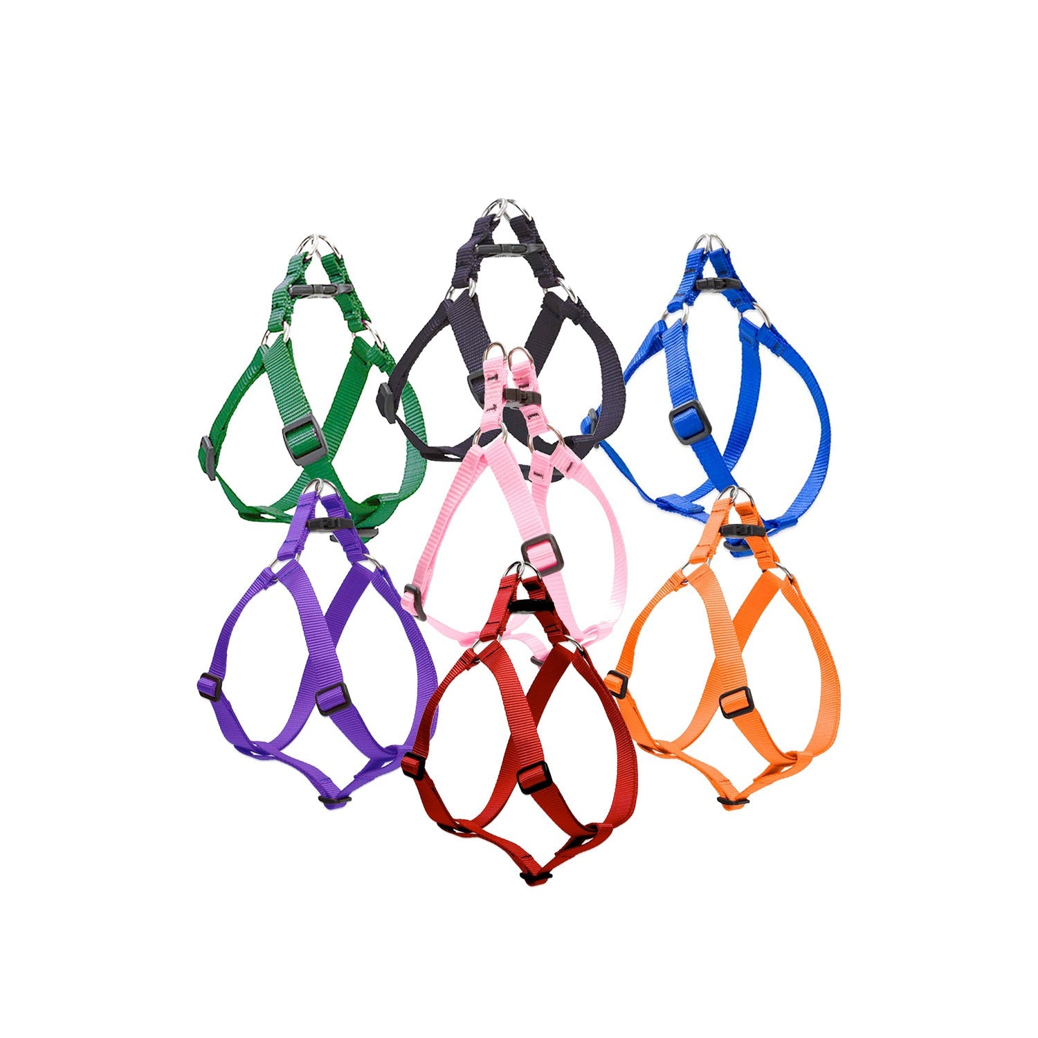 Small Dog Basics Step In Harness 1/2″ - 10"-13" - purple