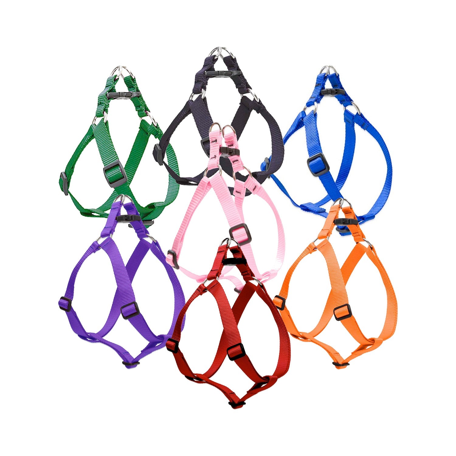 Medium Dog Basics Step In Harness 3/4″ - 20″-30″ - black