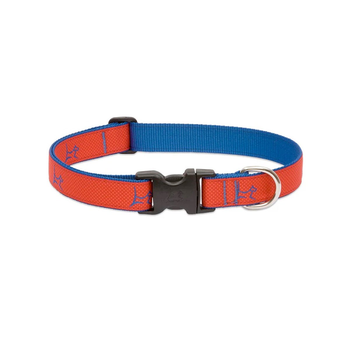LupinePet 1/2″ (Width) 8 - 12″(Neck) Adjustable Collar for Small Dogs – Derby Red - Shopivet.com