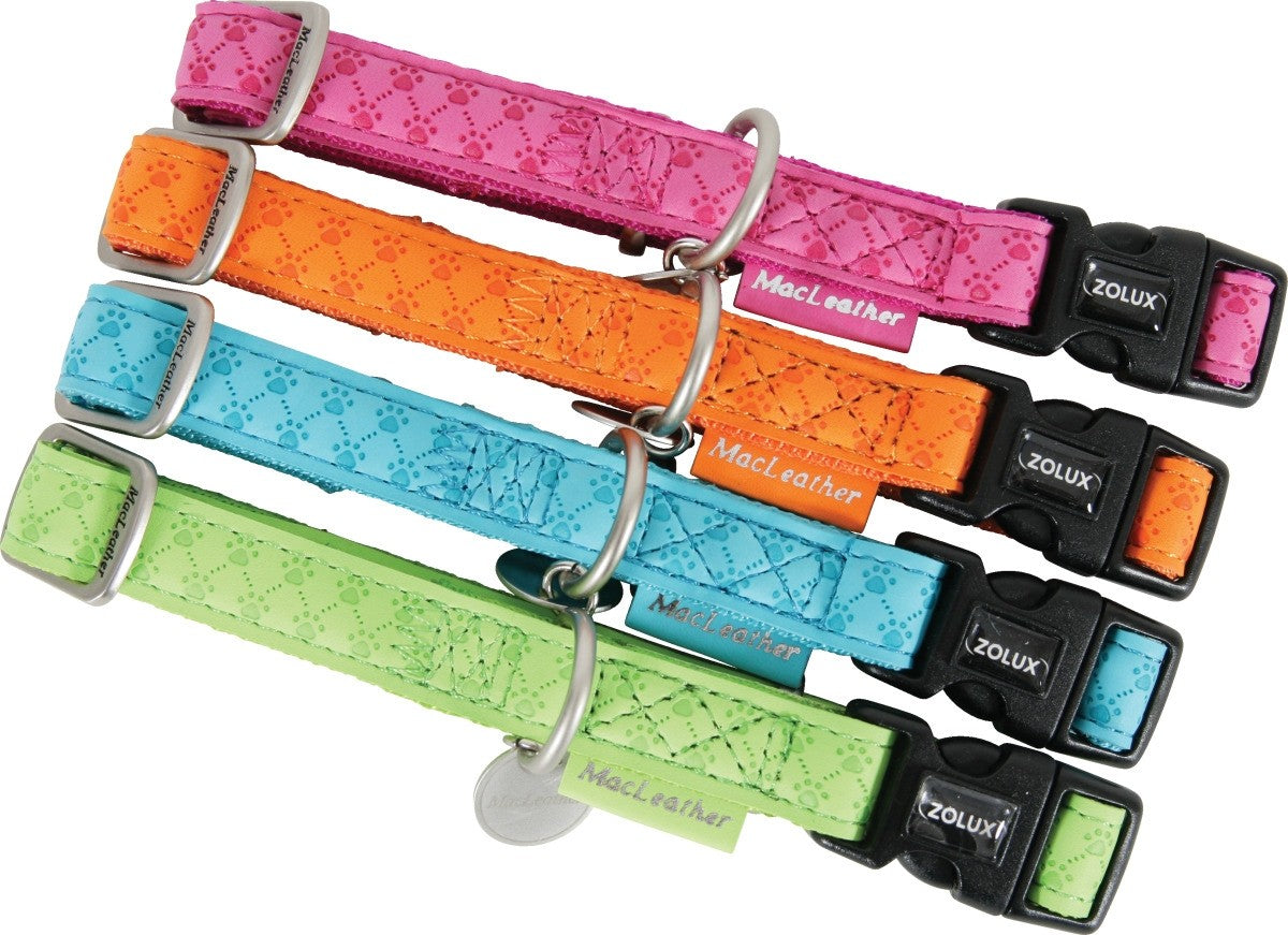 Macleather Adjustable Collar Turquoise, 10 mm