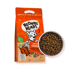 Meowing Heads Paw Lickin' Chicken Adult Dry Cat Food - 1.5kg