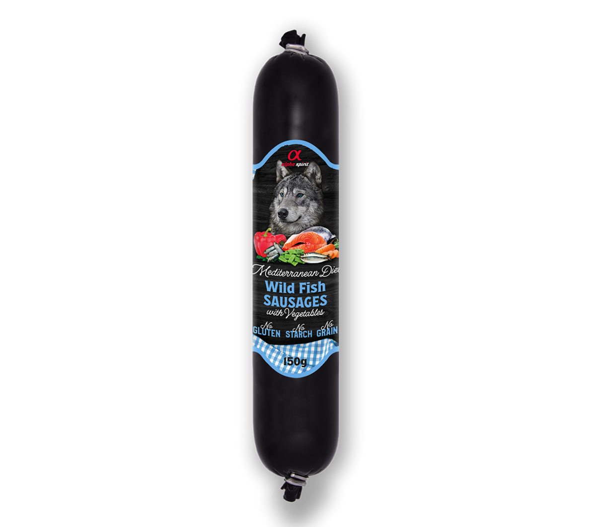 Mediterranean Sausage Wild Fish With Vegetables 150 g
