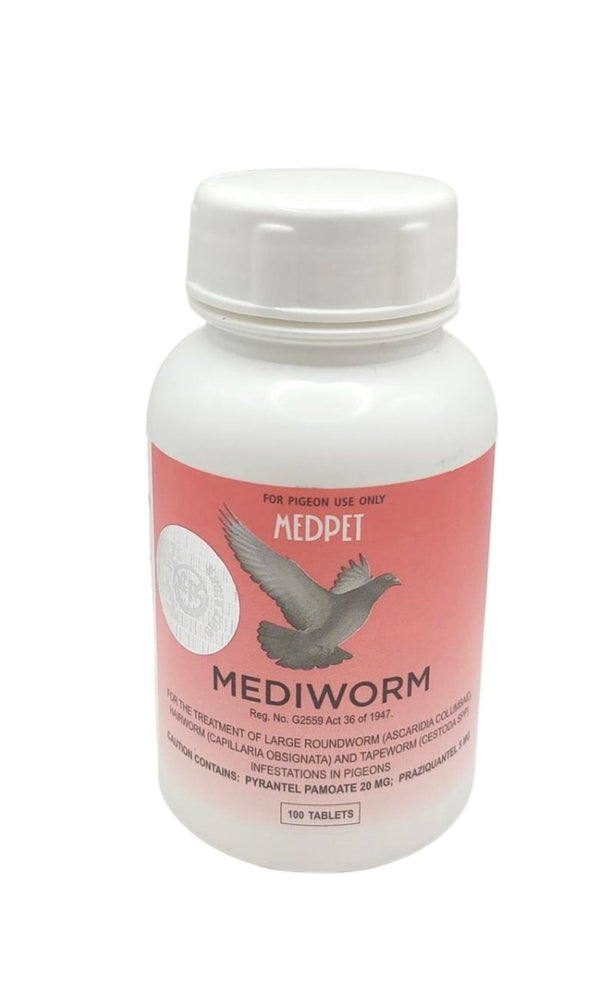 Mediworm 100 tablets - Shopivet.com
