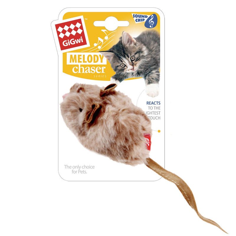 Melody Chaser (mouse) with motion Activated Sound Chip - Shopivet.com