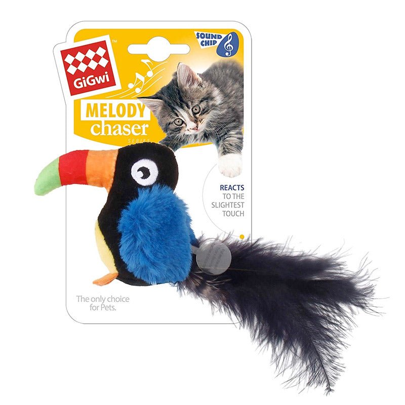 Melody Chaser (Toucan) with motion Activated Sound Chip - Shopivet.com