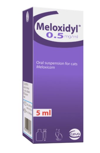 Meloxidyl 0.5 mg/ml oral suspension for cats 5ml - Shopivet.com