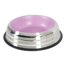 Merenda Stainless Non - Slip Dog Bowl - Pink 1.85L - Shopivet.com