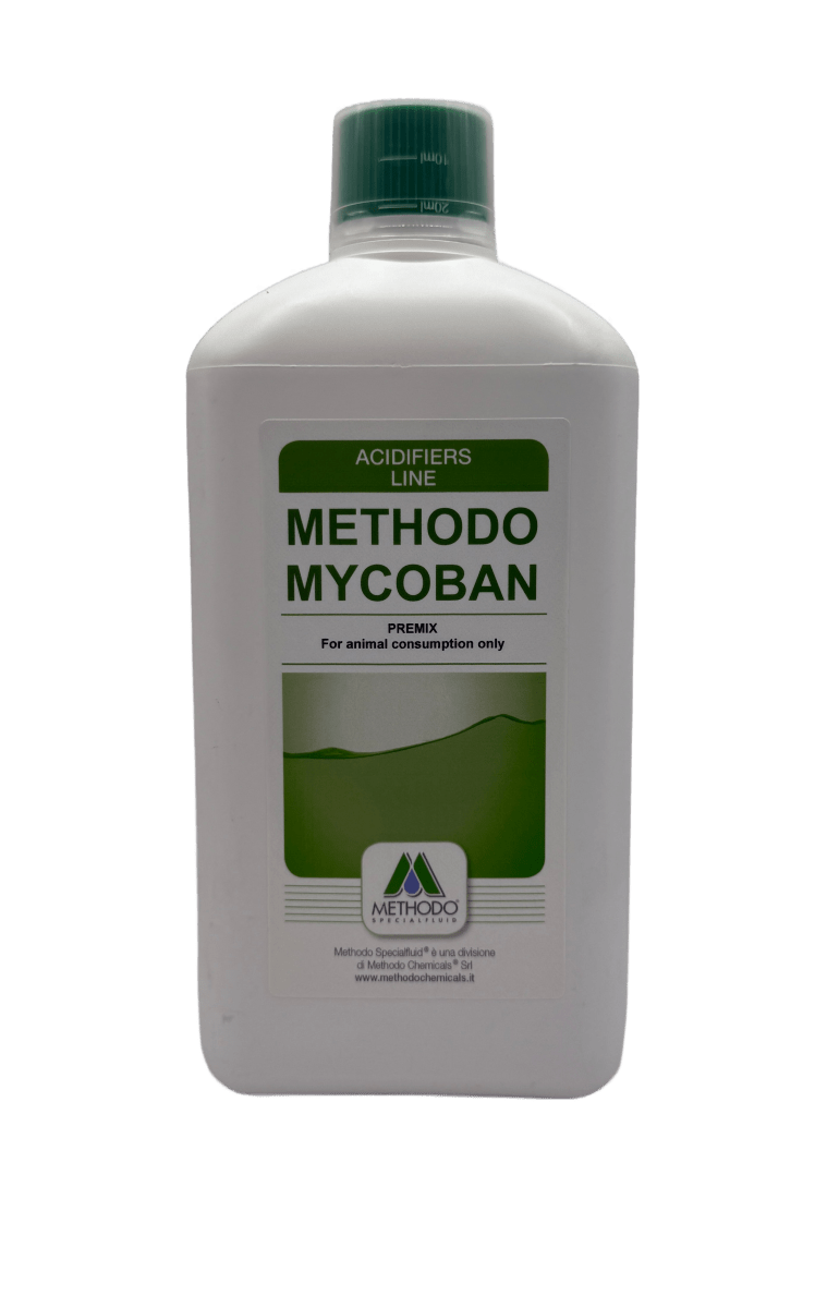 Methodo Mycoban 1L is an antimycotoxin and fungal treatment for poultry, camels, cattle, calves and sheep - Shopivet.com