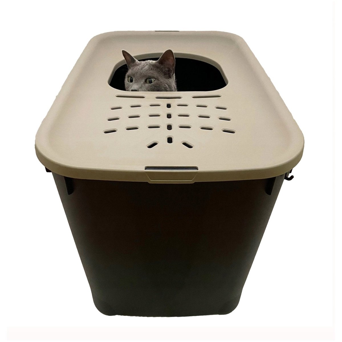 MICIA litter box for cats, Hop - In type with top entry (58x38x40cm) - Shopivet.com