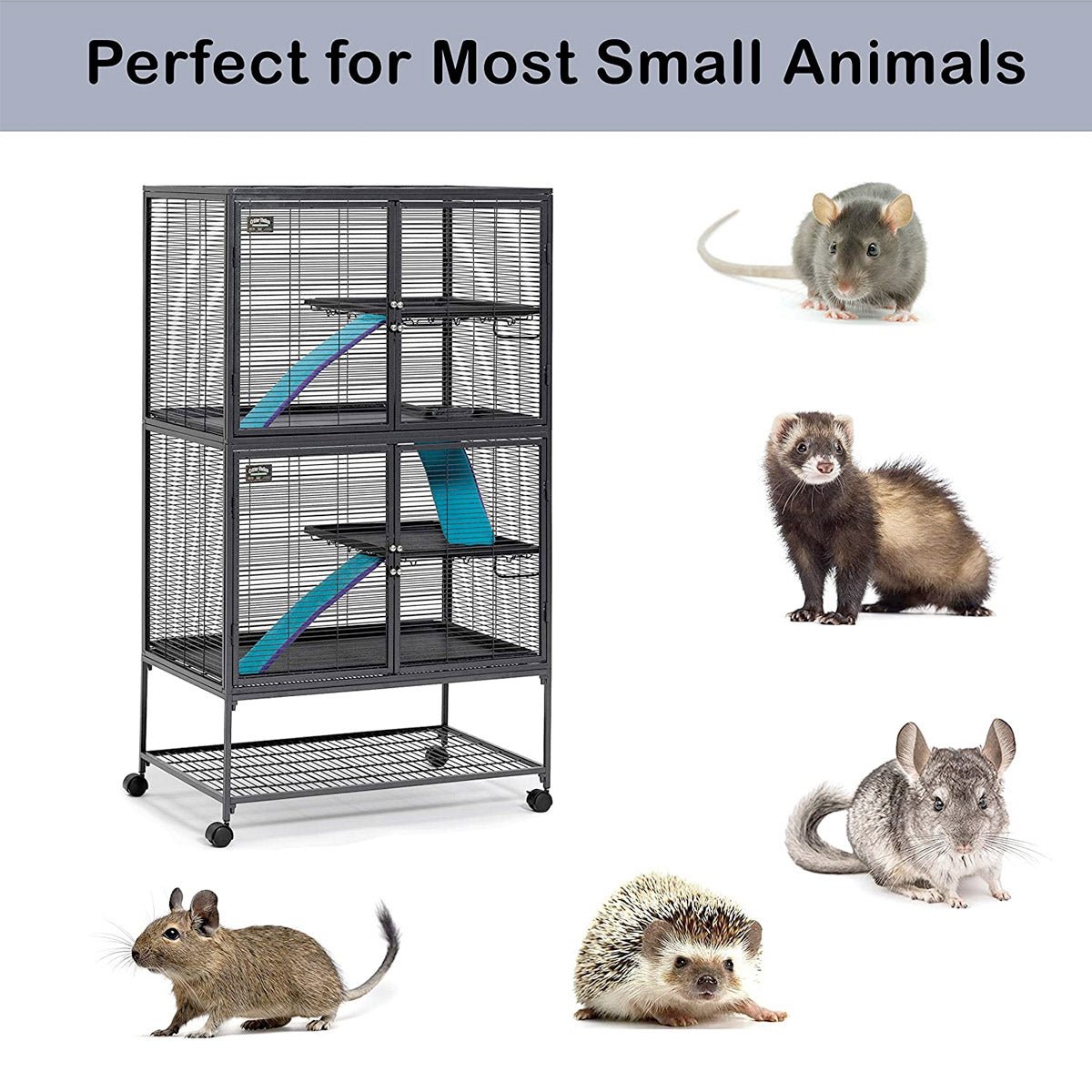 MidWest Critter Nation Double Unit Small Animal Cage - Shopivet.com