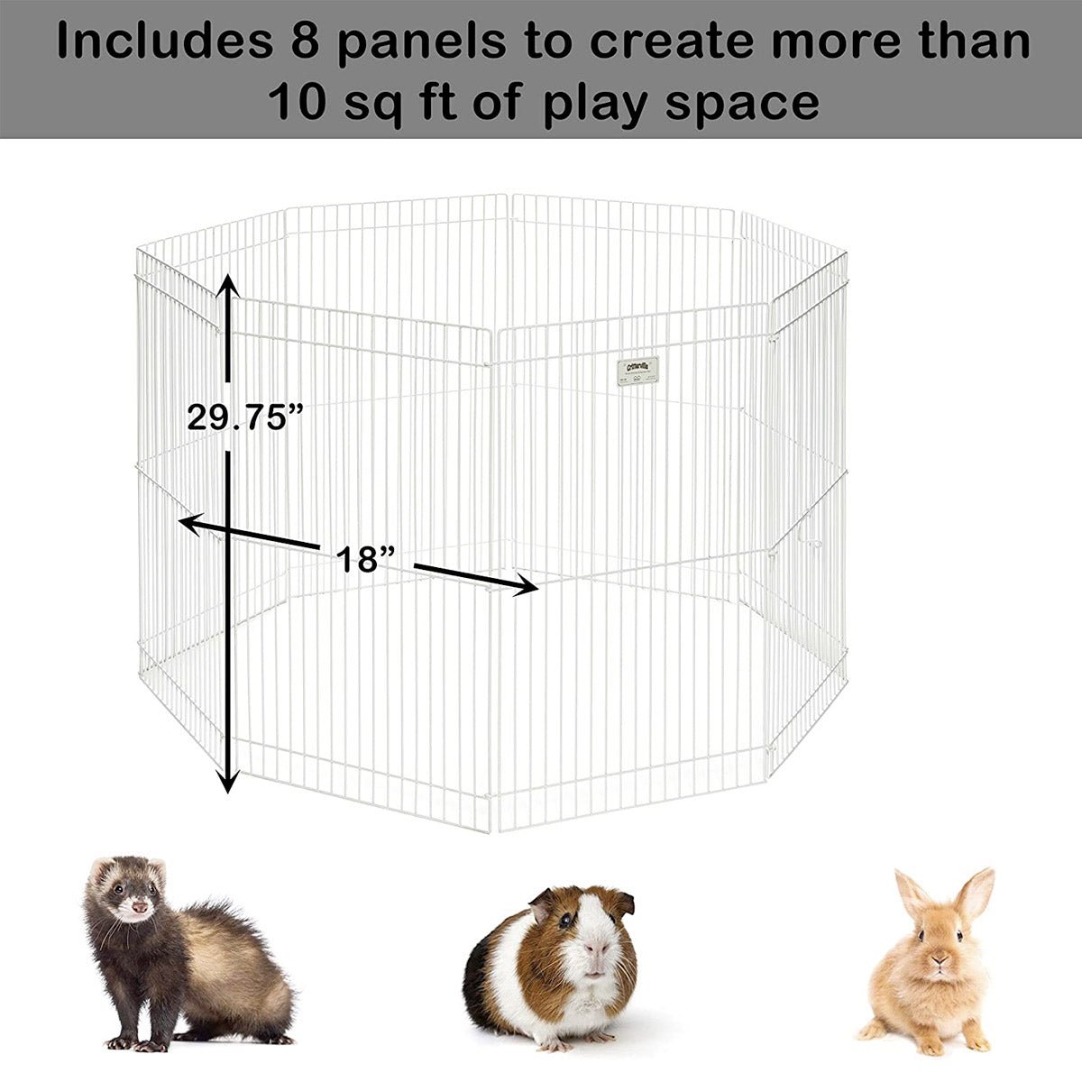 MidWest Critterville® Small Animal Exercise Pen - Shopivet.com