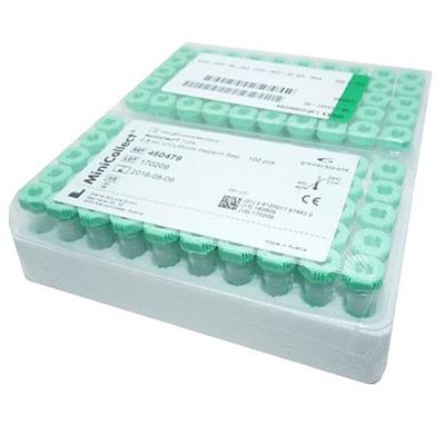 Minicollect Lithium Heparin 0.8ml - Green 50pcs. - Shopivet.com