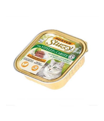 Mister Stuzzy Cat with Veal and Carrots 100g (Min Order 100g - 32pcs)[Weight - 100g] - Shopivet.com