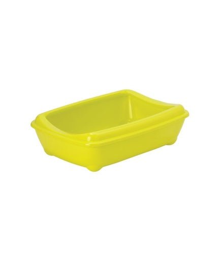 Moderna Arist - O - Tray - Cat Litter Tray[Color - Yellow, Size - M (With Rim)] - Shopivet.com