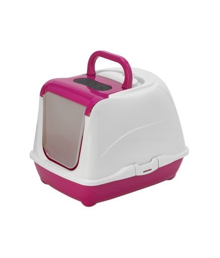 Moderna Flip Cat - Litter Box[Color - Pink, Size - XL] - Shopivet.com