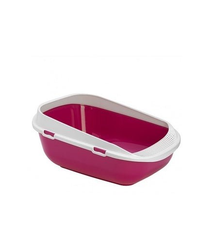 Moderna Mega Step - Cat Litter Tray (C284)[Color - Pink] - Shopivet.com