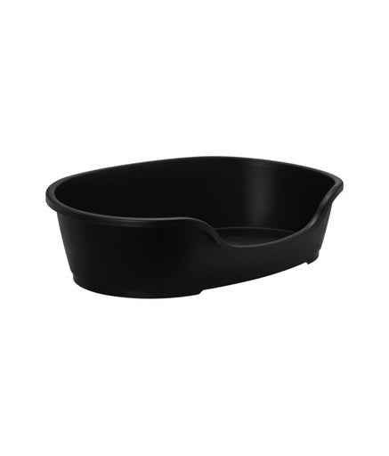 Moderna Plastic Cushion Domus - Dog Bed[Color - Black, Size - S] - Shopivet.com