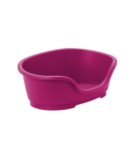 Moderna Plastic Cushion Domus - Dog Bed[Color - Pink, Size - M] - Shopivet.com