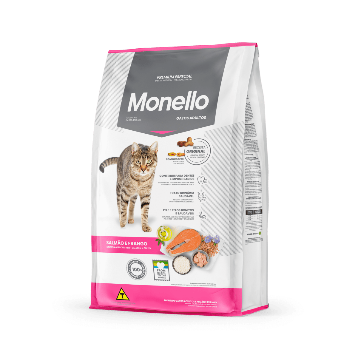 Monello Adult Cat Mix (Salmon and Chicken Flavor) - 15kg - Shopivet.com
