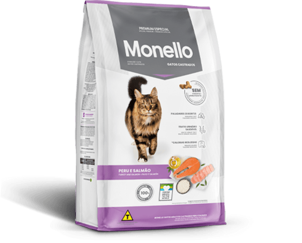 Monello Adult Cat Sterilized Turkey and Salmon 1kg - Shopivet.com