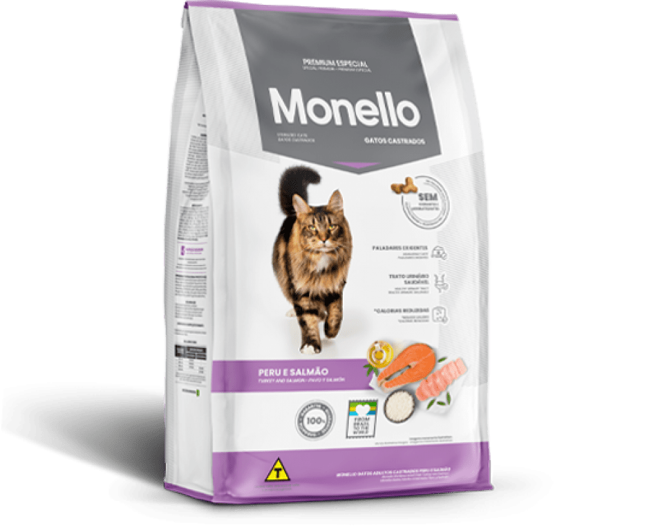 Monello Adult Cat Sterilized Turkey and Salmon 1kg - Shopivet.com
