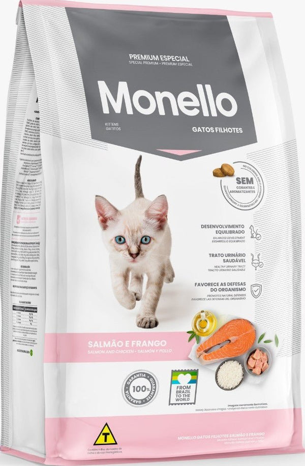 Monello Kitten Salmon and Chicken 1kg - Shopivet.com