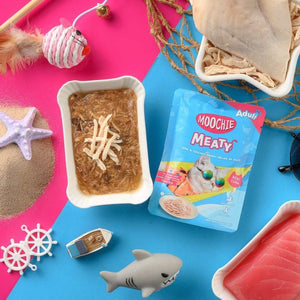 Moochie Cat Food Tuna & Chicken Breast Recipe in Jelly Pouch 70g - Shopivet.com