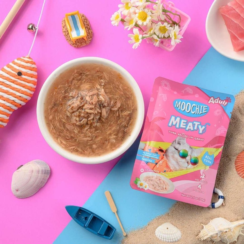 Moochie Cat Food Tuna Recipe In Gravy Pouch 70g - Shopivet.com