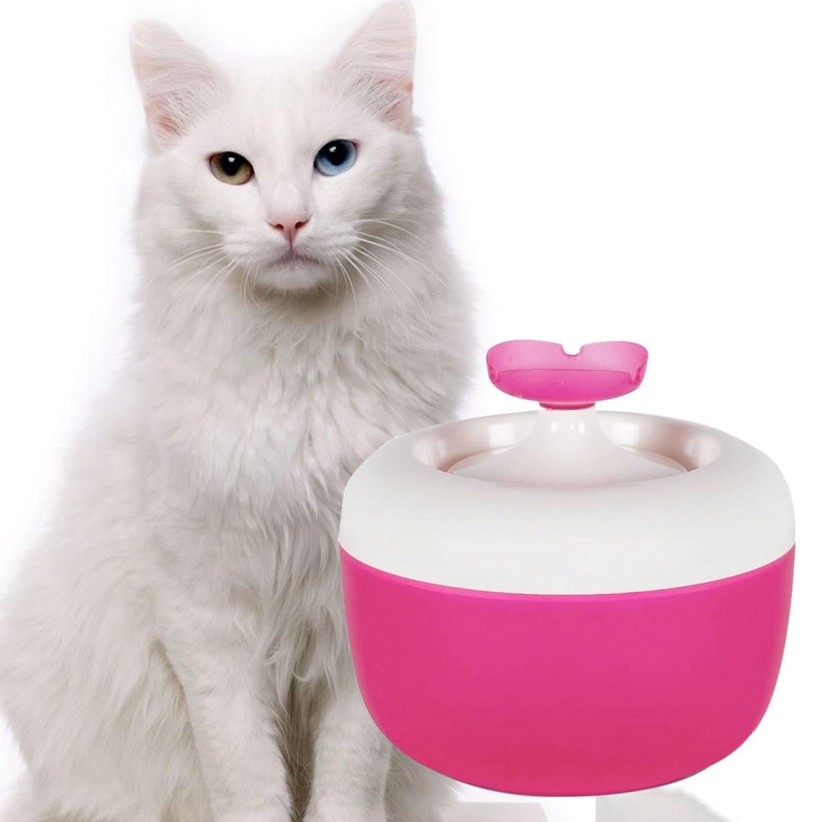 MP Bergamo MALAGA Water Fountain for Cats 1.7L (Tulip) - air - blue - Shopivet.com