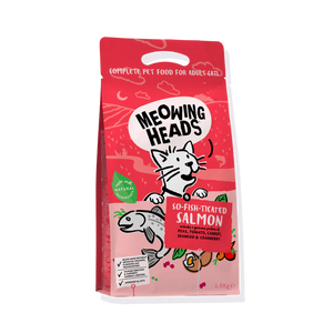 Meowing Heads So-Fish-Ticated Salmon Adult Dry Cat Food 4kg - 4kg