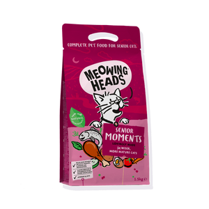Meowing Heads Senior Moments Senior Dry Cat Food 1.5kg - 1.5kg