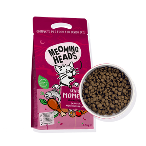 Meowing Heads Senior Moments Senior Dry Cat Food 1.5kg - 1.5kg