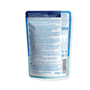 Meowing Heads Surf & Turf Fish, Chicken & Beef Adult Wet Cat Food 100g - 100g
