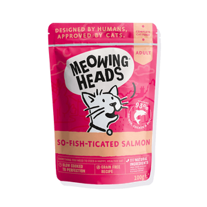 Meowing Heads Variety Pack Adult Wet Cat Food 10 x 100g Pouch -