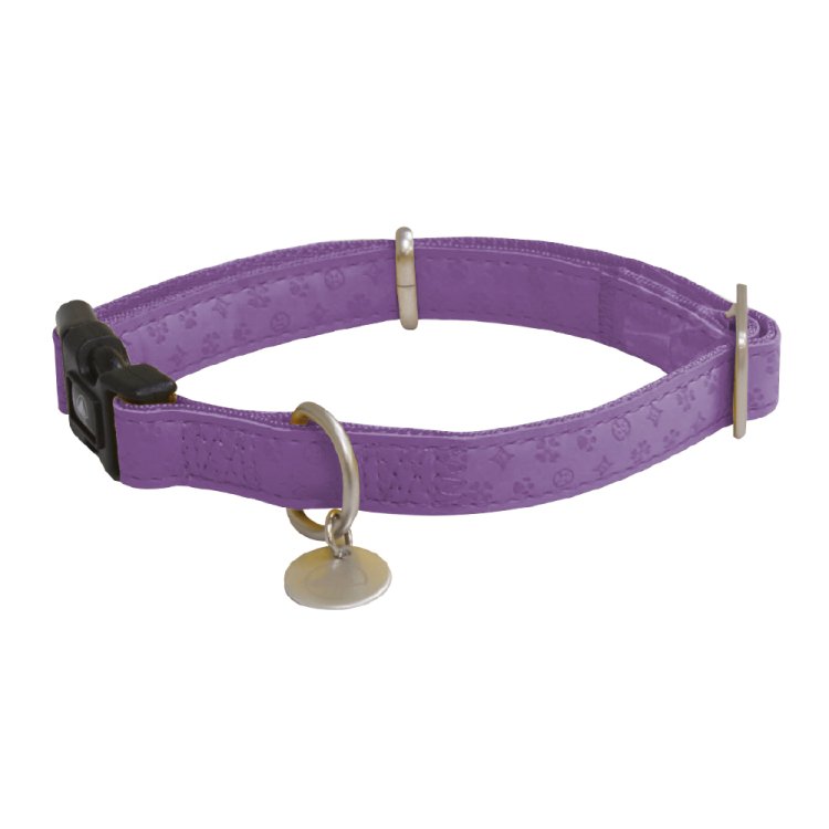 Mylord Leatherette Adjustable Dog Collar 48-70 x 2.5 cm - Shopivet.com