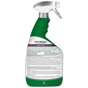 Natural Flea and Tick Home Spray for CATS, 32 oz - Shopivet.com