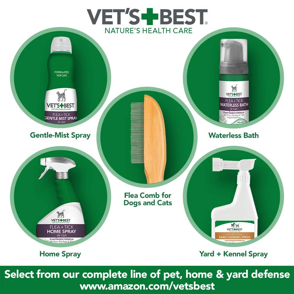 Natural Flea and Tick Home Spray for CATS, 32 oz - Shopivet.com
